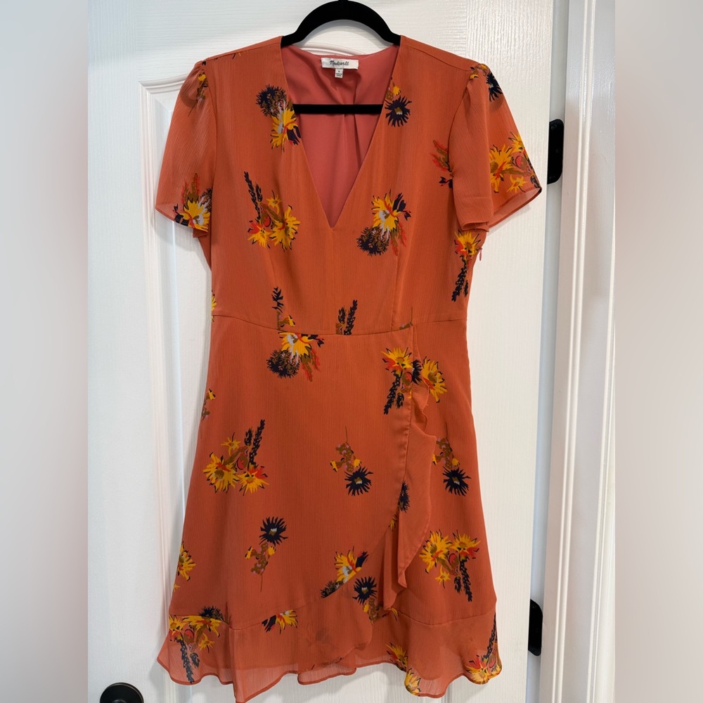 Madewell V-Neck Wrap Dress